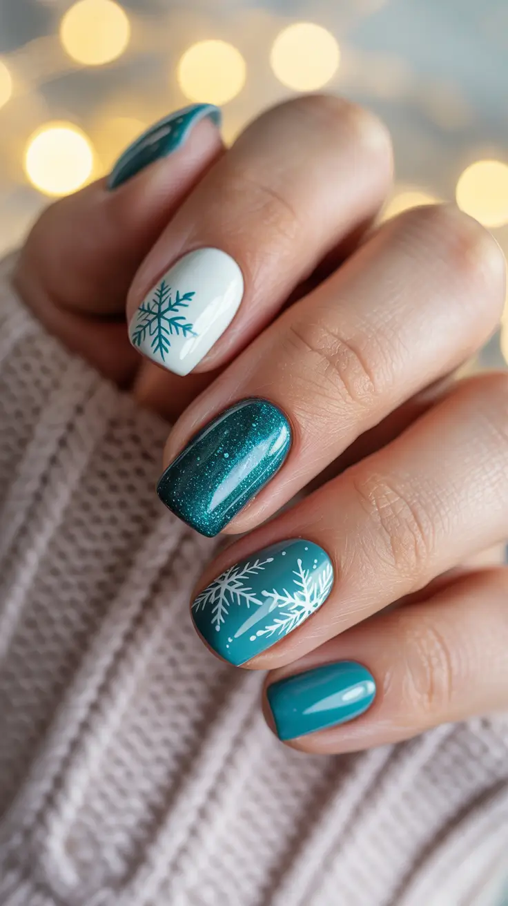 24 зимних дизайна для гель-лака: модные варианты для холодной погоды в этом сезоне