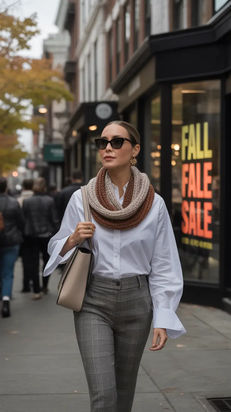 20 идей стильных образов для женщин среднего размера на осень