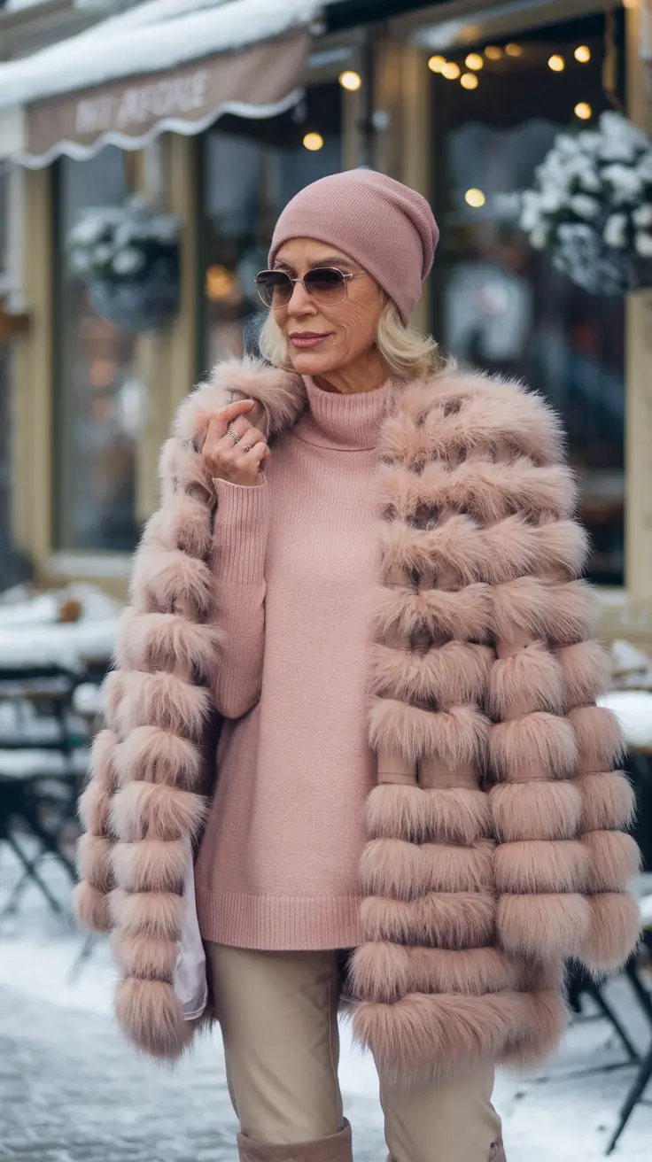 22 образа для женщин старше 50 лет — зима: оставайтесь стильными и не мёрзните