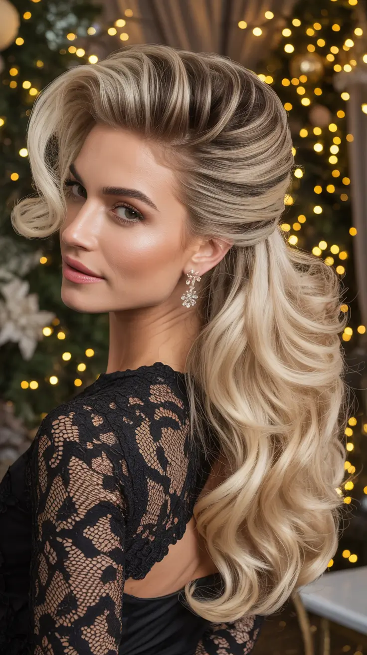 22 идеи причёсок для рождественской вечеринки, которые позволят вам блистать всю ночь 22 идеи причёсок для рождественской вечеринки, которые позволят вам блистать всю ночь