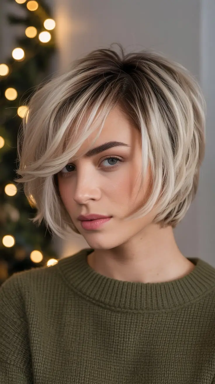 22 идеи зимних стрижек для круглого лица, которые освежат ваш образ