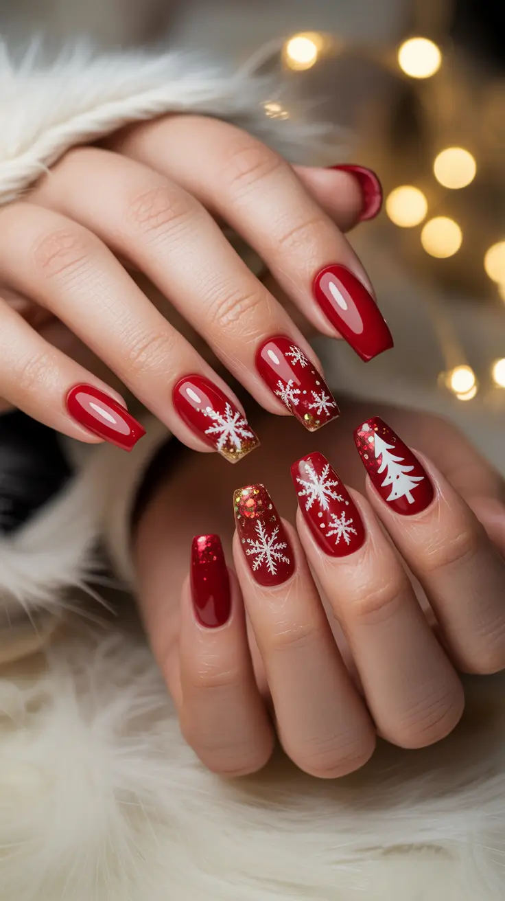 24 милых зимних маникюра, которые вам захочется повторить