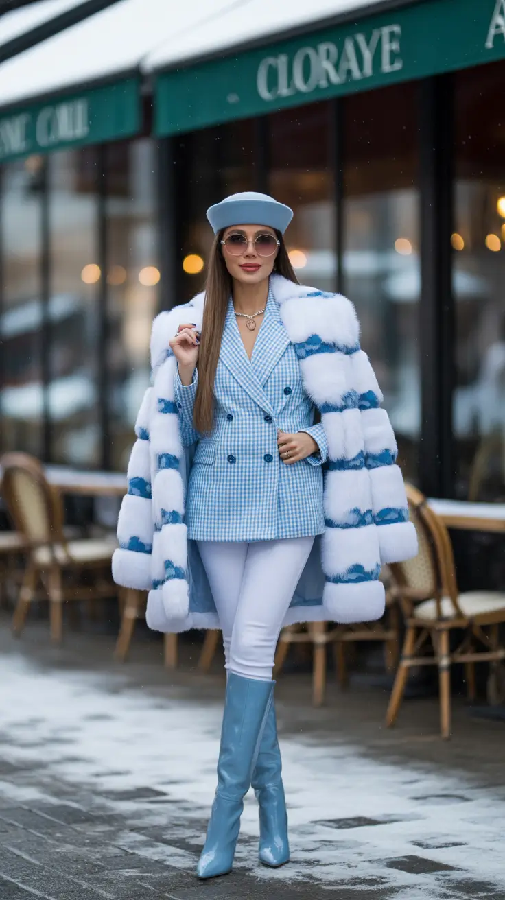 24 стильных варианта зимних нарядов