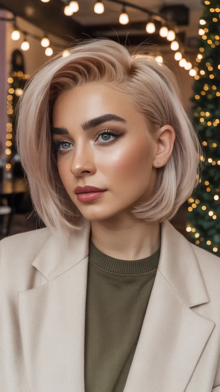 22 идеи зимних стрижек для круглого лица, которые освежат ваш образ