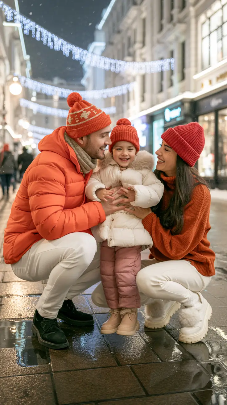 24 образа для семейных фотографий зимой, чтобы сохранить уютные и стильные воспоминания