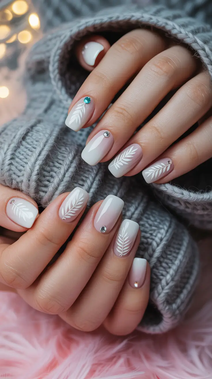 24 модных простых варианта зимнего маникюра для создания уютного и стильного образа 24 модных простых варианта зимнего маникюра для создания уютного и стильного образа