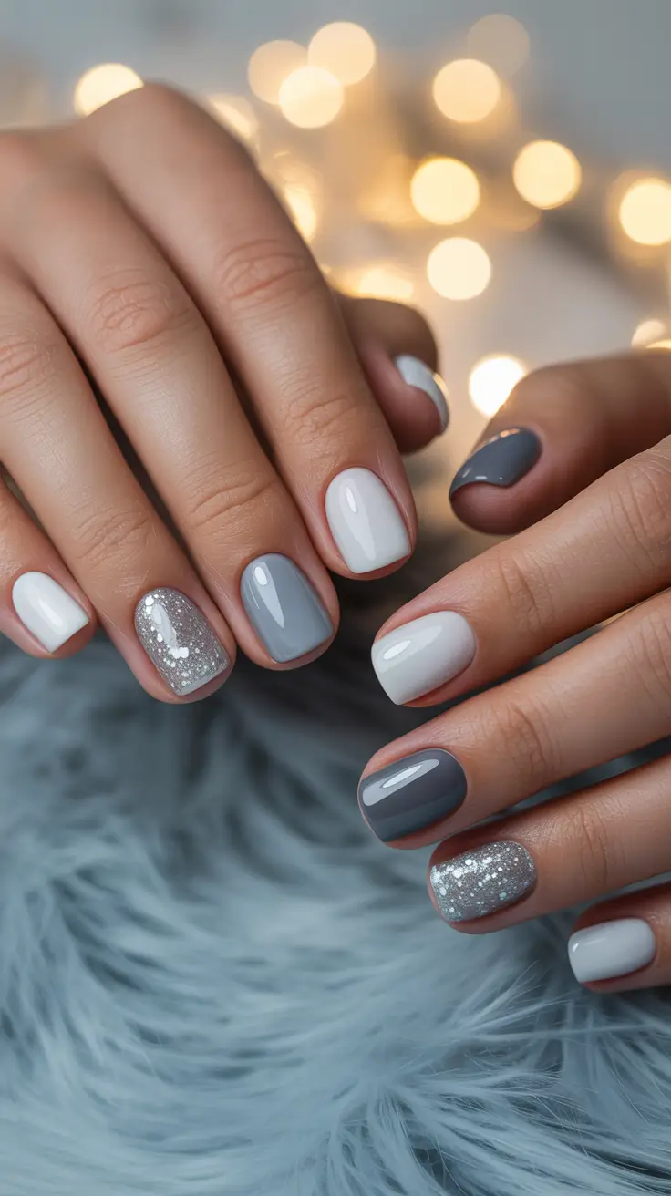 24 идеи коротких зимних маникюров: стильный, уютный и модный маникюр в этом сезоне