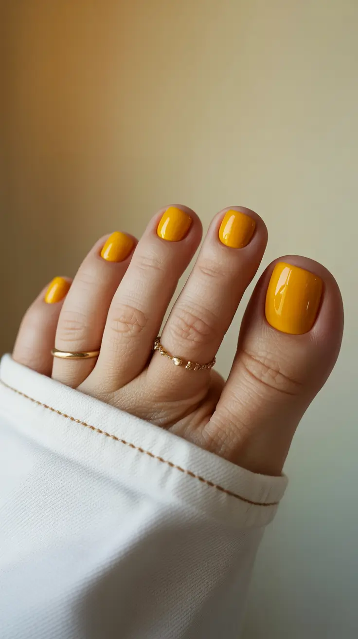 25 стильных осенних оттенков для педикюра