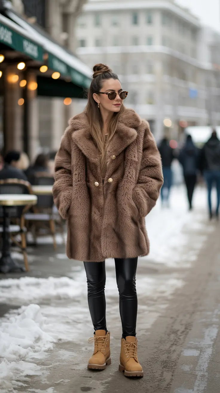 24 модных образа зимы, вдохновляющих на непринуждённый стиль 24 модных образа зимы, вдохновляющих на непринуждённый стиль