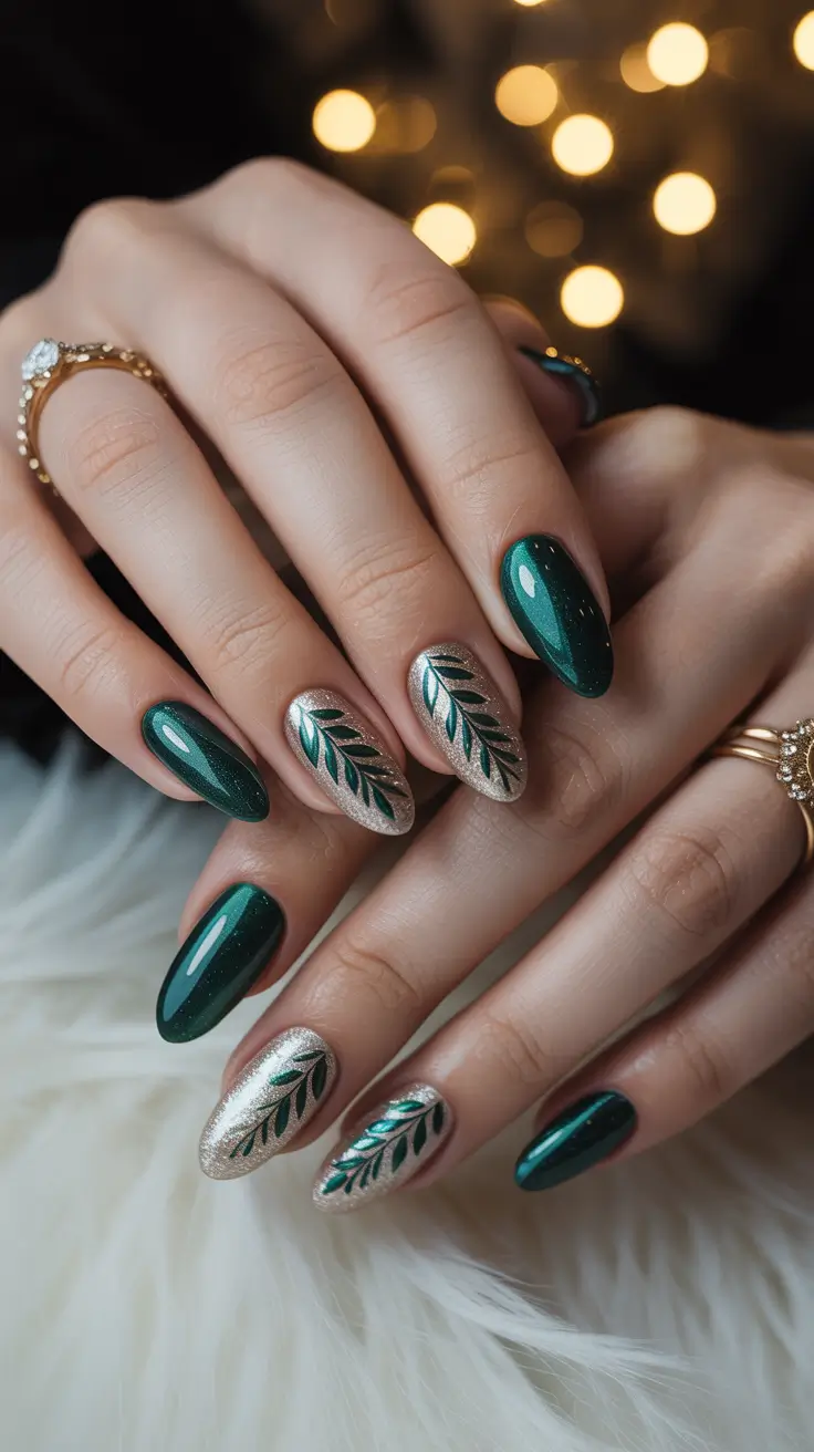 24 зимних миндальных маникюра: модные и элегантные дизайны для холодного времени года