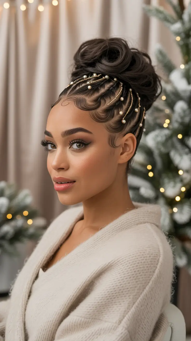 24 причёски для темнокожих женщин на зиму