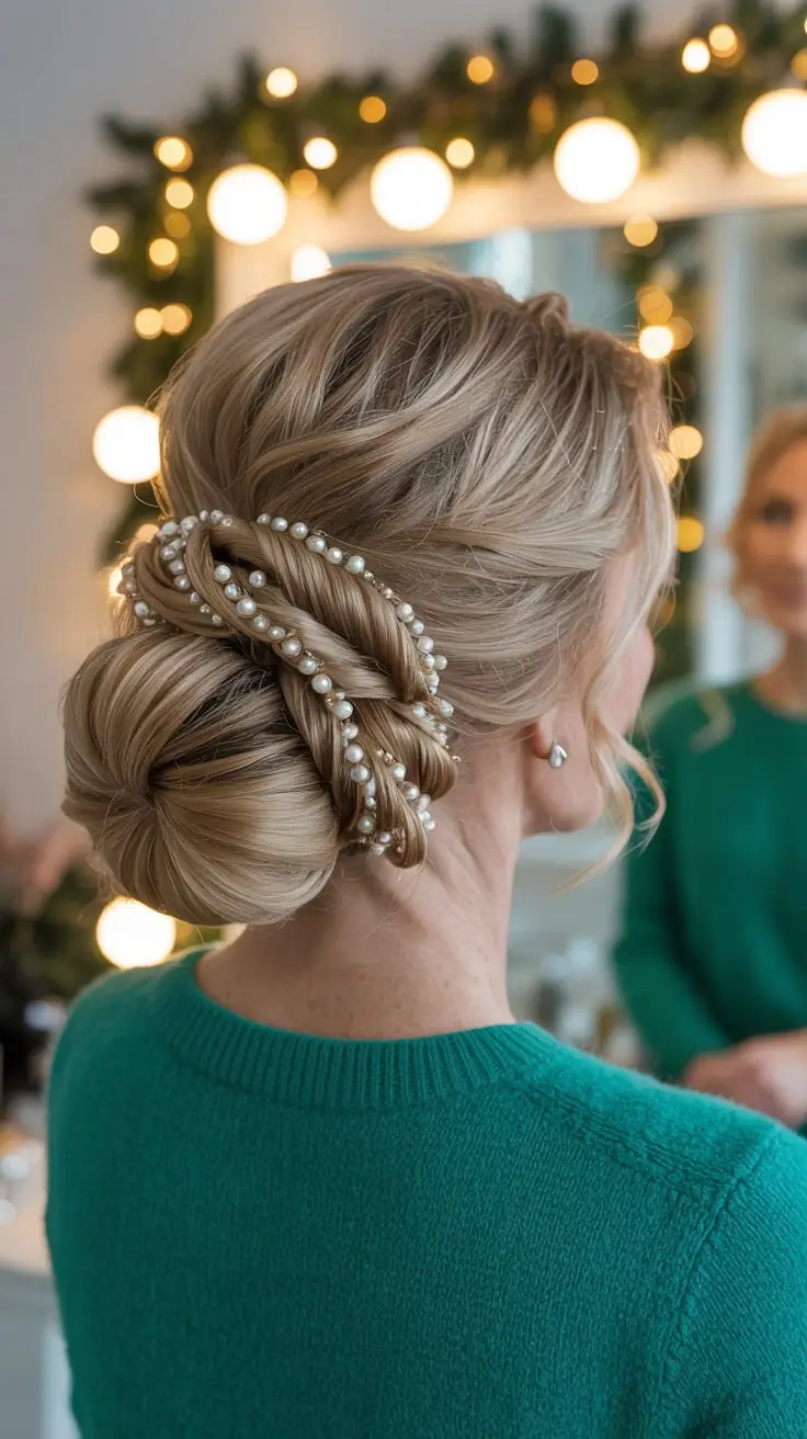 25 зимних причёсок и цветов волос для женщин старше 50