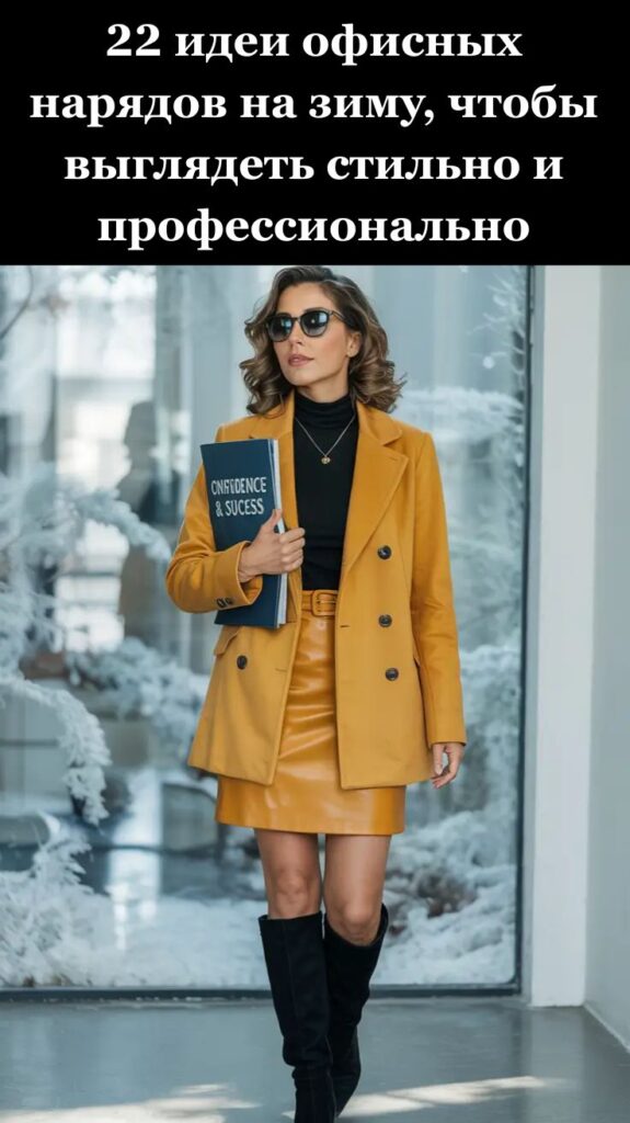 22 идеи офисных нарядов на зиму, чтобы выглядеть стильно и профессионально