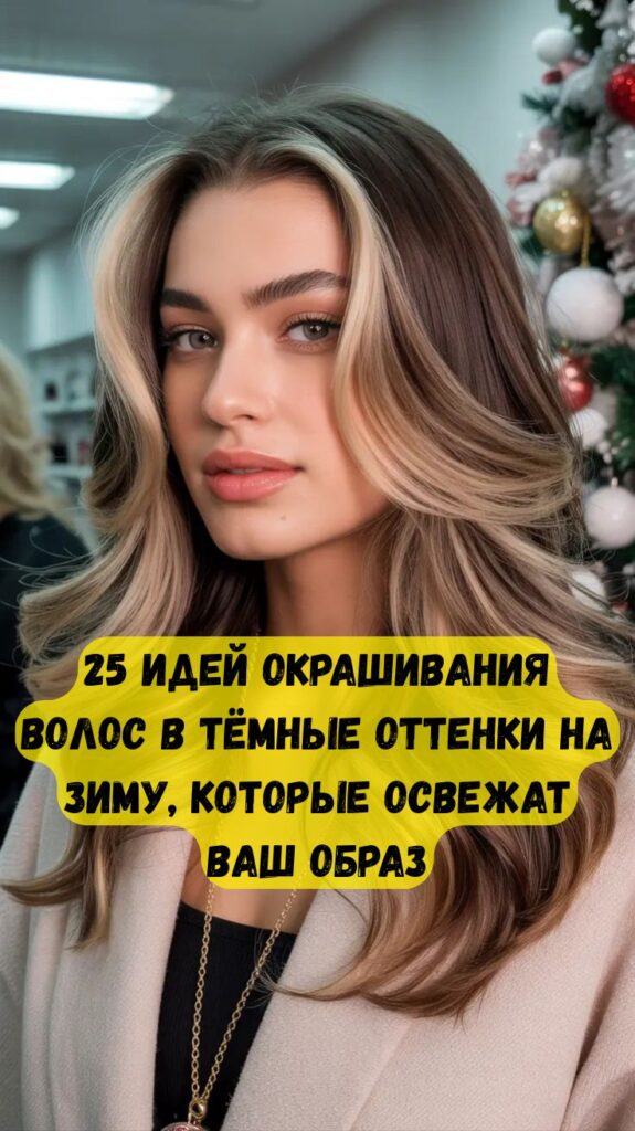 25 идей окрашивания волос в тёмные оттенки на зиму, которые освежат ваш образ