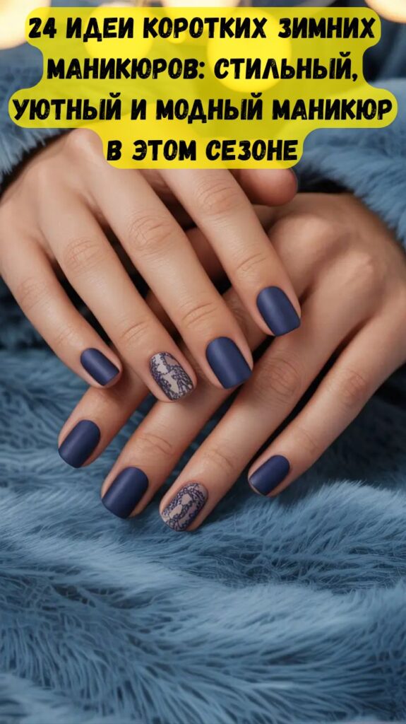 24 идеи коротких зимних маникюров: стильный, уютный и модный маникюр в этом сезоне