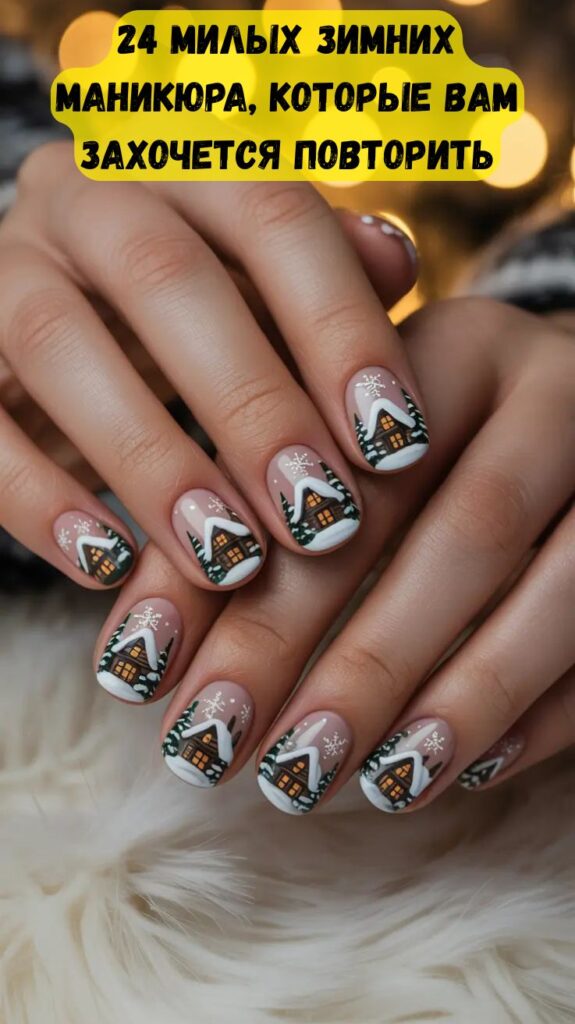 24 милых зимних маникюра, которые вам захочется повторить