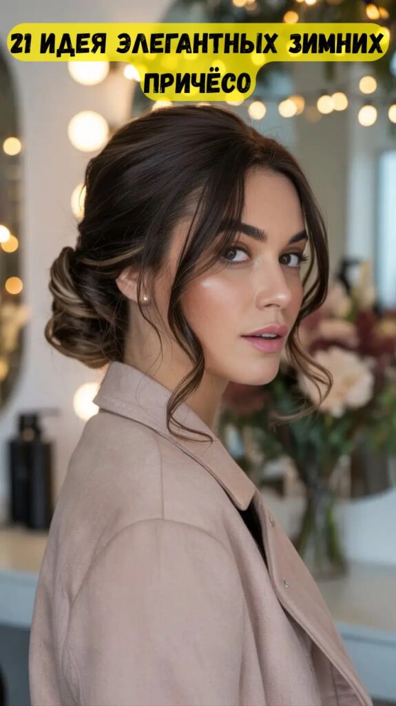 21 идея элегантных зимних причёсо