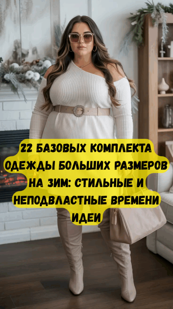 22 базовых комплекта одежды больших размеров на зим: стильные и неподвластные времени идеи