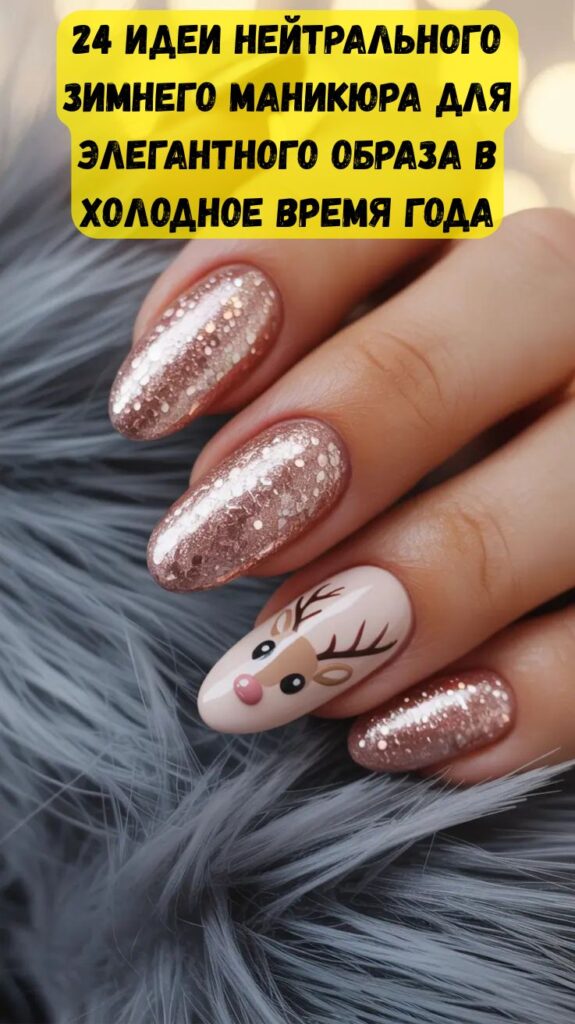 24 идеи нейтрального зимнего маникюра для элегантного образа в холодное время года