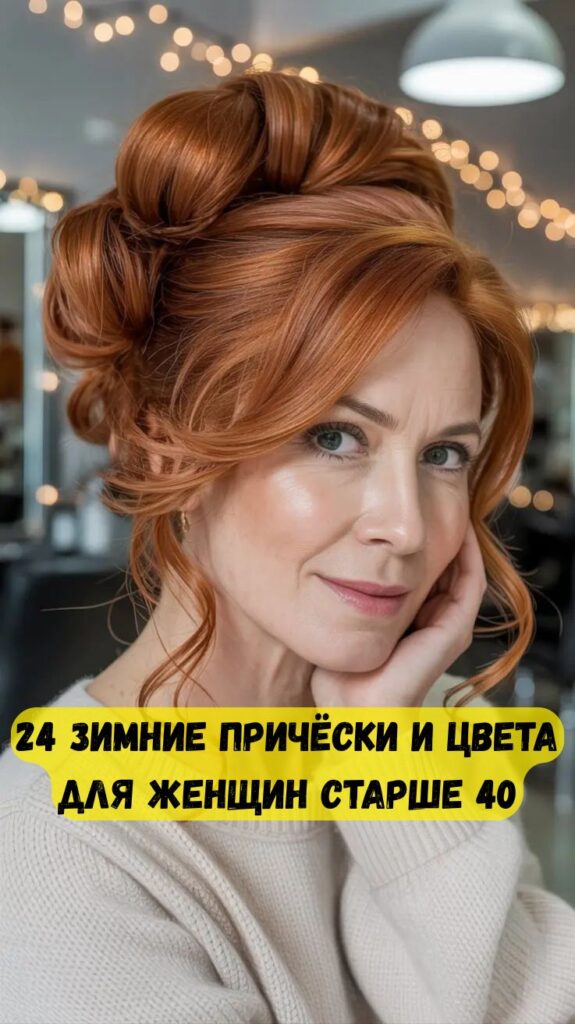 24 зимние причёски и цвета для женщин старше 40