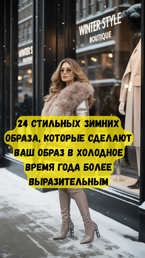 24 стильных зимних образа, которые сделают ваш образ в холодное время года более выразительным 24 стильных зимних образа, которые сделают ваш образ в холодное время года более выразительным
