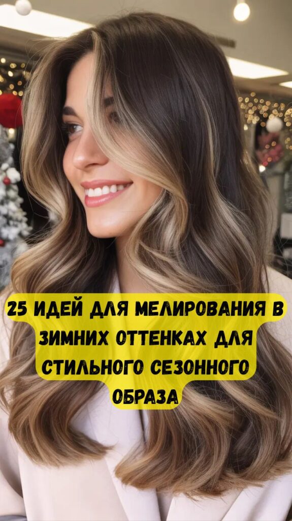 25 идей для мелирования в зимних оттенках для стильного сезонного образа