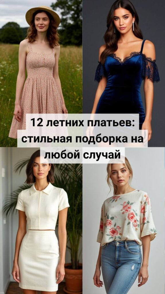 12 летних платьев: стильная подборка на любой случай