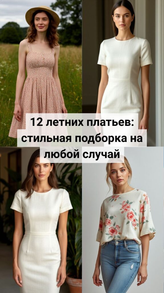 12 летних платьев: стильная подборка на любой случай