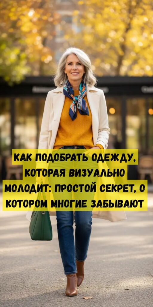Как подобрать одежду, которая визуально молодит: простой секрет, о котором многие забывают Как подобрать одежду, которая визуально молодит: простой секрет, о котором многие забывают