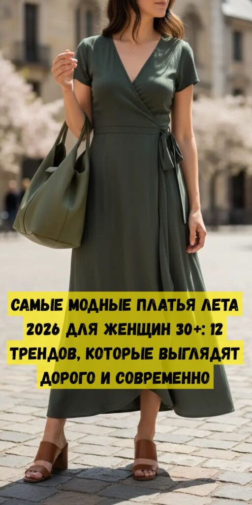 Самые модные платья лета 2026 для женщин 30+: 12 трендов, которые выглядят дорого и современно