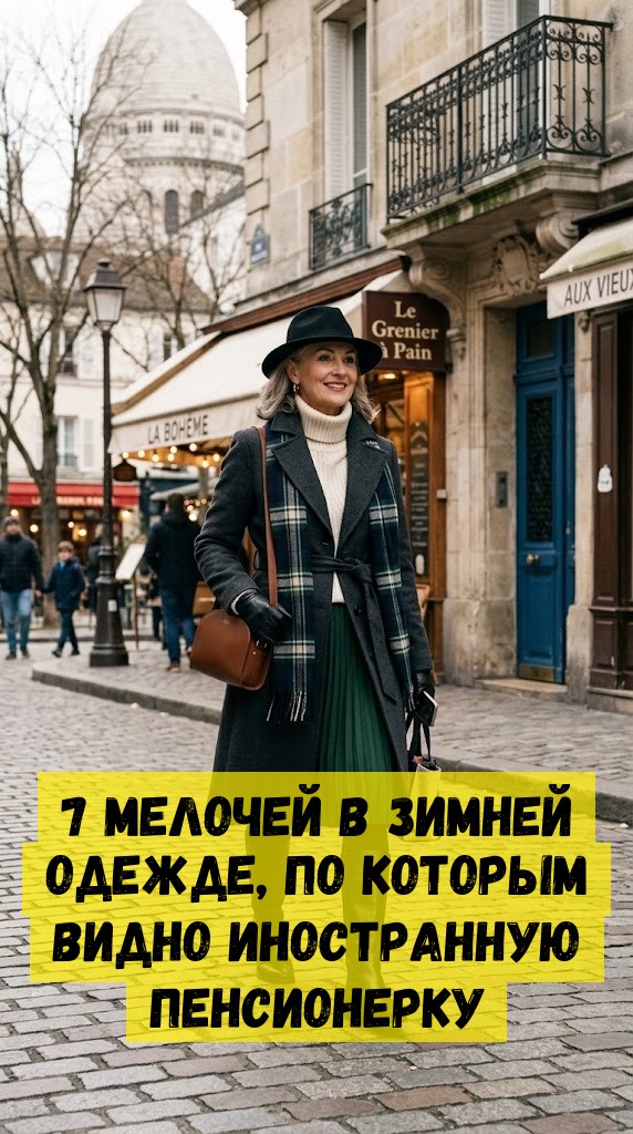 7 мелочей в зимней одежде, по которым видно иностранную пенсионерку 7 мелочей в зимней одежде, по которым видно иностранную пенсионерку