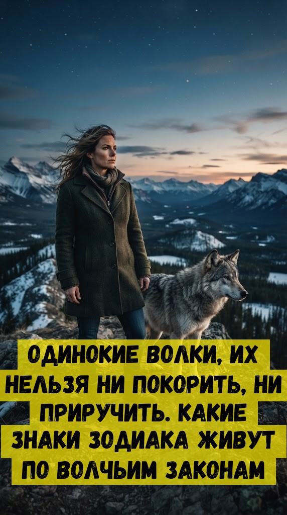 Одинокие Волки, их нельзя ни покорить, ни приручить. Какие знаки зодиака живут по Волчьим законам