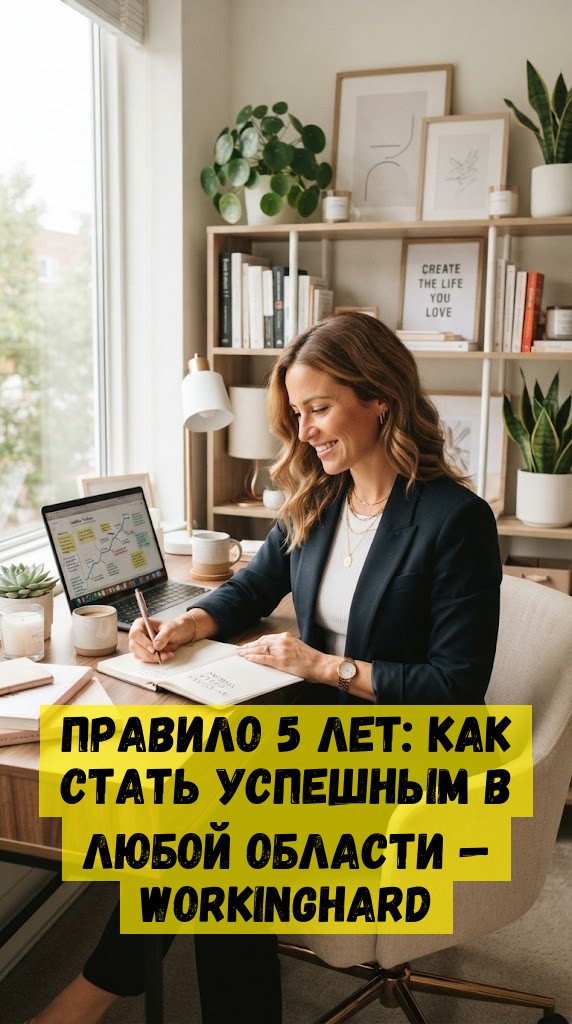 Правило 5 лет: Как стать успешным в любой области — WorkingHard Правило 5 лет: Как стать успешным в любой области — WorkingHard