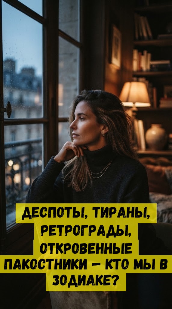 Деспоты, тираны, ретрограды, откровенные пакостники &mdash; кто мы в Зодиаке?