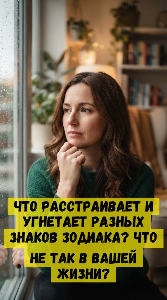 Что расстраивает и угнетает разных знаков Зодиака? Что не так в вашей жизни?