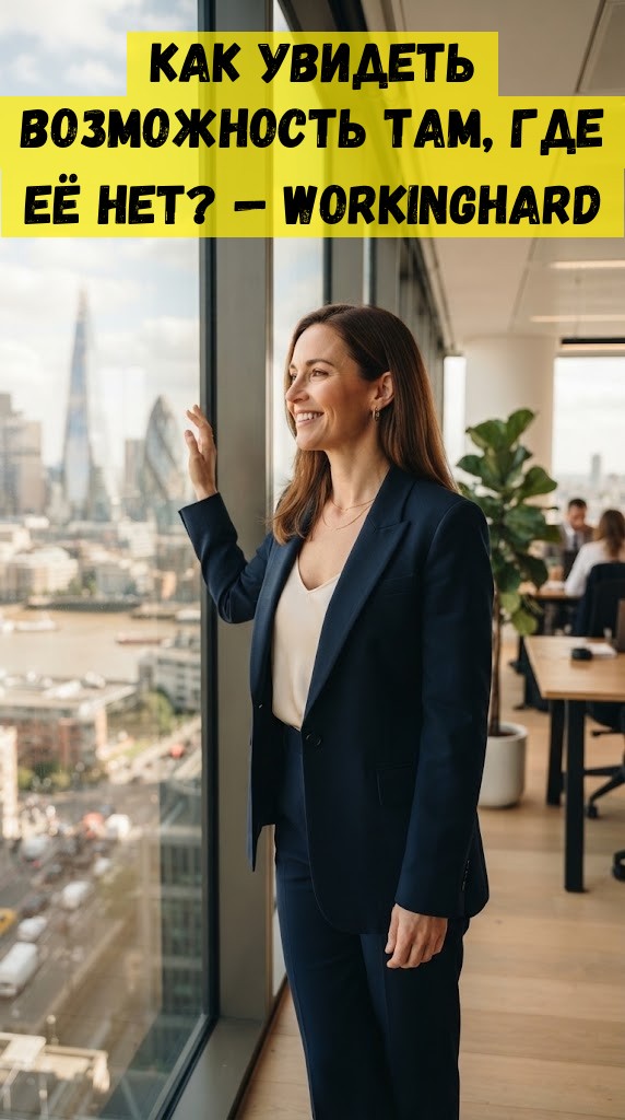 Как увидеть возможность там, где её нет? &mdash; WorkingHard