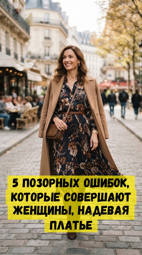 5 позорных ошибок, которые совершают женщины, надевая платье