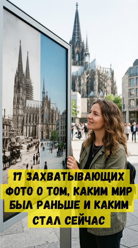 17 захватывающих фото о том, каким мир был раньше и каким стал сейчас