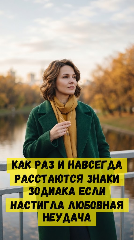 Как раз и навсегда расстаются знаки Зодиака если настигла любовная неудача
