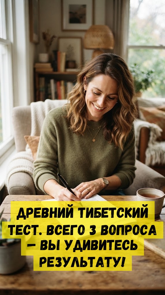 Древний Тибетский тест. Всего 3 вопроса &mdash; вы удивитесь результату!