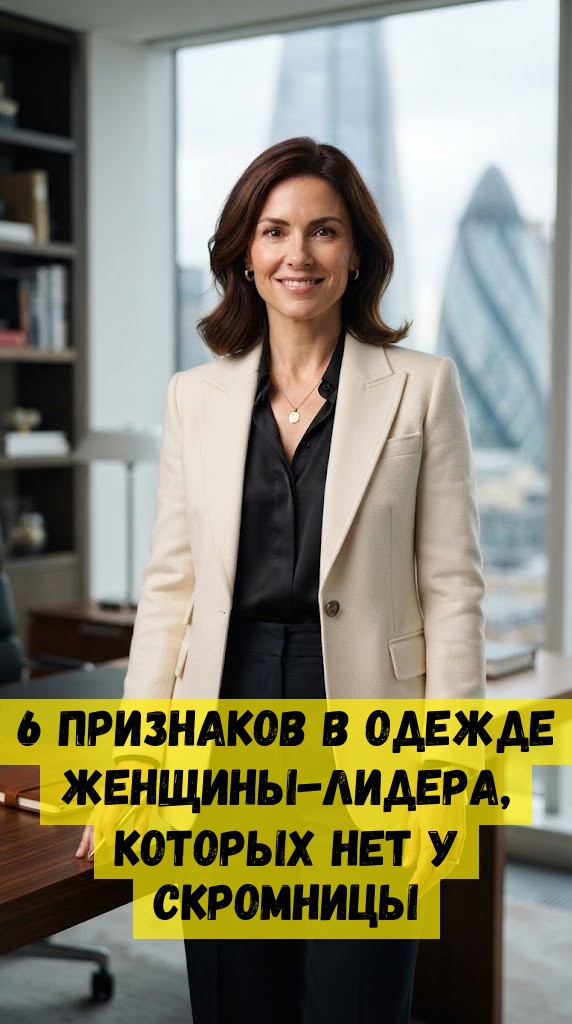 6 признаков в одежде женщины-лидера, которых нет у скромницы