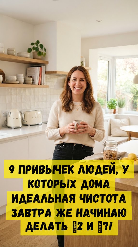 9 привычек людей, у которых дома идеальная чистота Завтра же начинаю делать №2 и №7!