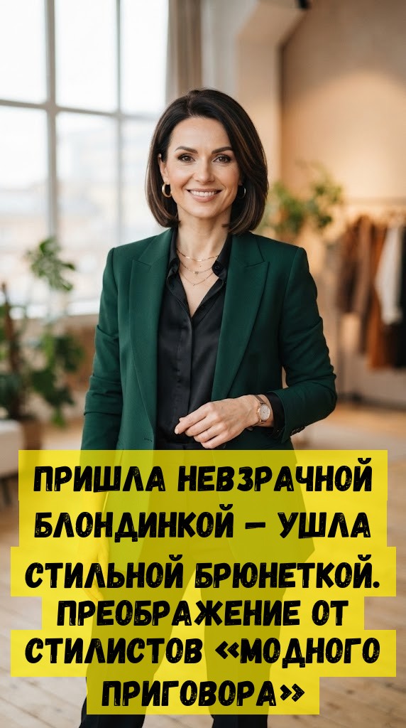 Пришла невзрачной блондинкой — ушла стильной брюнеткой. Преображение от стилистов «Модного приговора» Пришла невзрачной блондинкой — ушла стильной брюнеткой. Преображение от стилистов «Модного приговора»