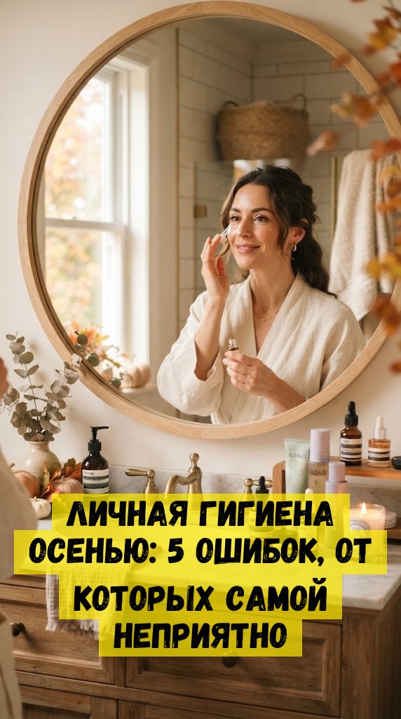 Личная гигиена осенью: 5 ошибок, от которых самой неприятно