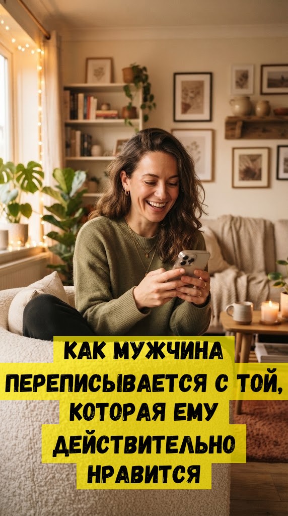 Как мужчина переписывается с той, которая ему действительно нравится