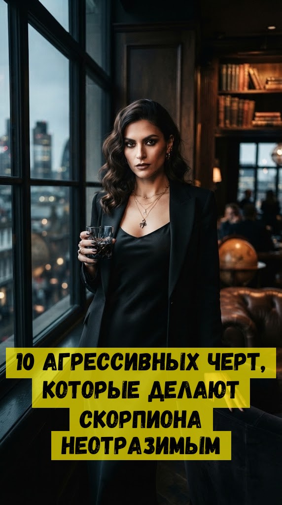 10 агрессивных черт, которые делают Скорпиона неотразимым