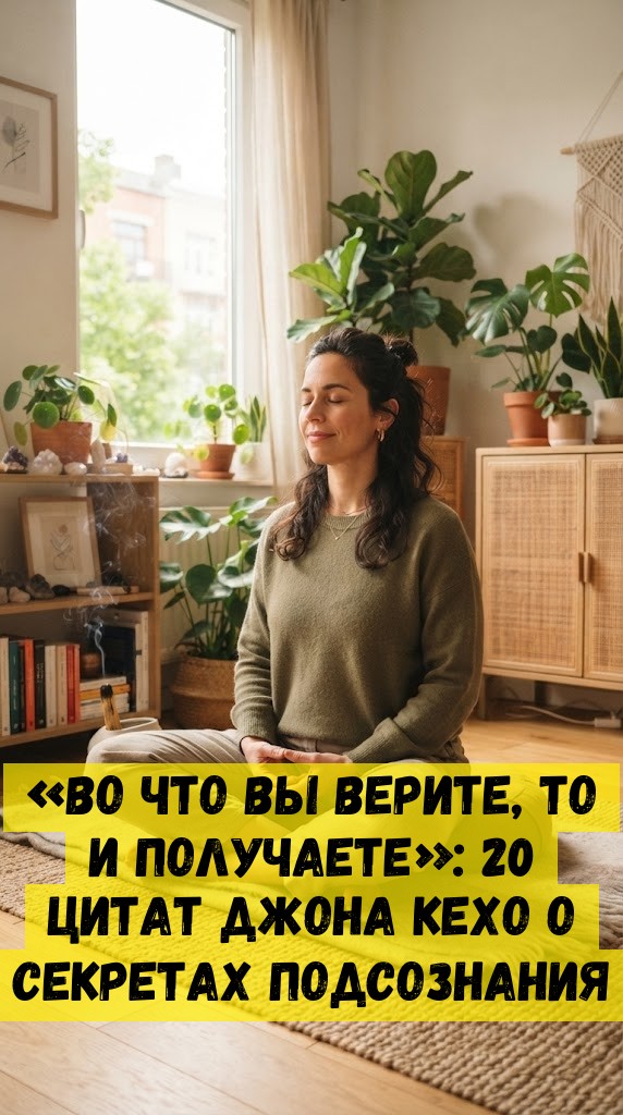 &laquo;Во что вы верите, то и получаете&raquo;: 20 цитат Джона Кехо о секретах подсознания