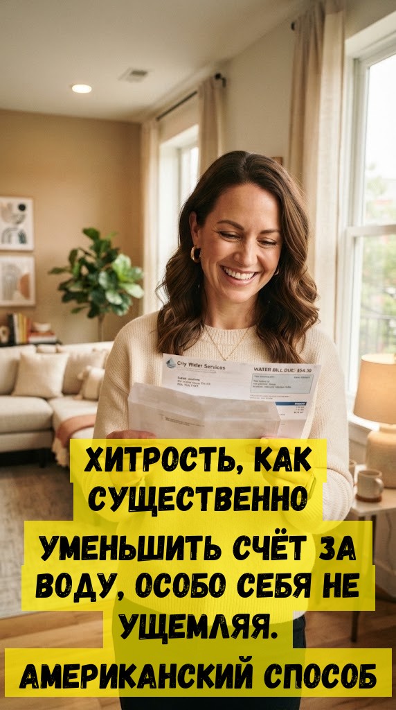 Хитрость, как существенно уменьшить счёт за воду, особо себя не ущемляя. Американский способ Хитрость, как существенно уменьшить счёт за воду, особо себя не ущемляя. Американский способ