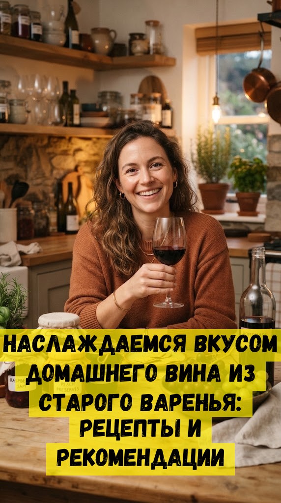 Наслаждаемся вкусом домашнего вина из старого варенья: рецепты и рекомендации