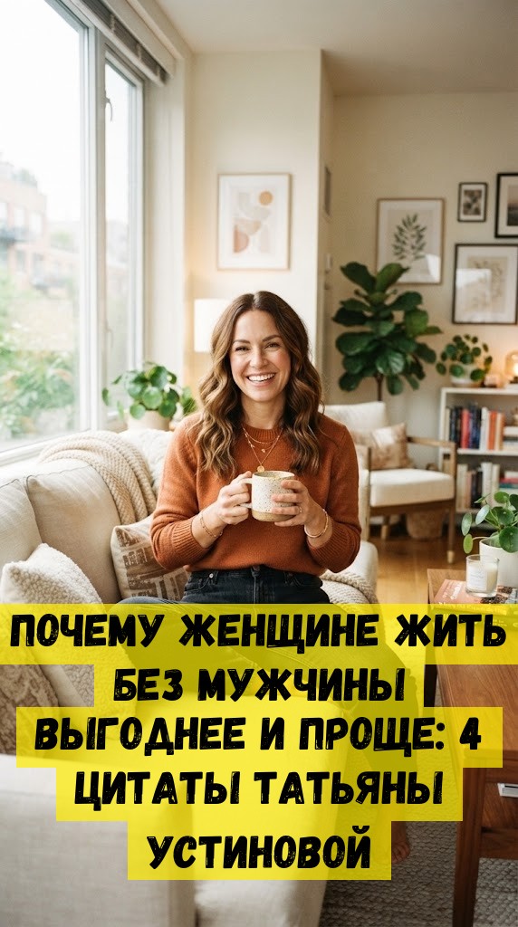 Почему женщине жить без мужчины выгоднее и проще: 4 цитаты Татьяны Устиновой